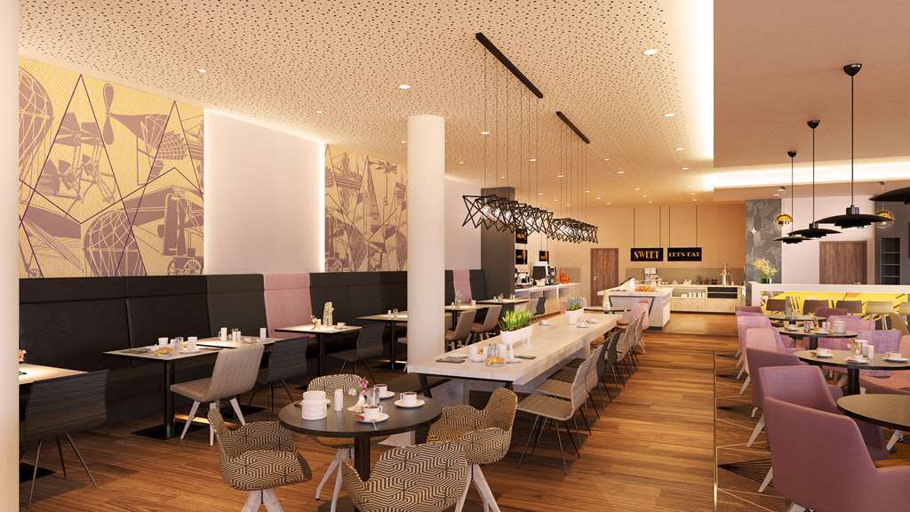 Holiday Inn - The Niu, Air Frankfurt Messe By Ihg Frankfurt am Main Nhà hàng bức ảnh